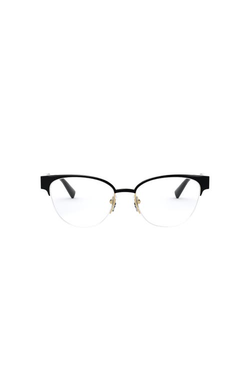 Versace 53mm Cat Eye Optical Glasses In Black