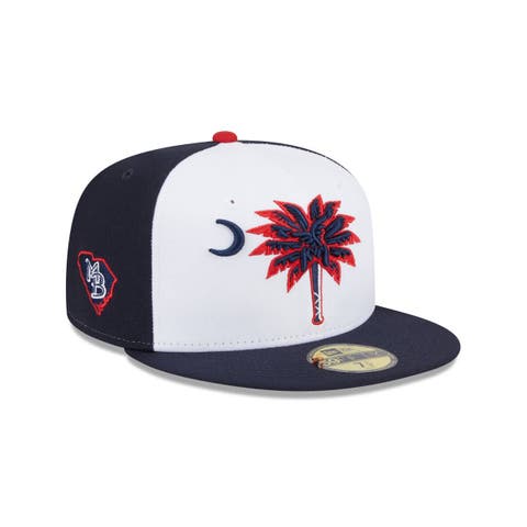 Men's New Era  Navy Myrtle Beach Pelicans Theme Nights 59FIFTY Fitted Hat