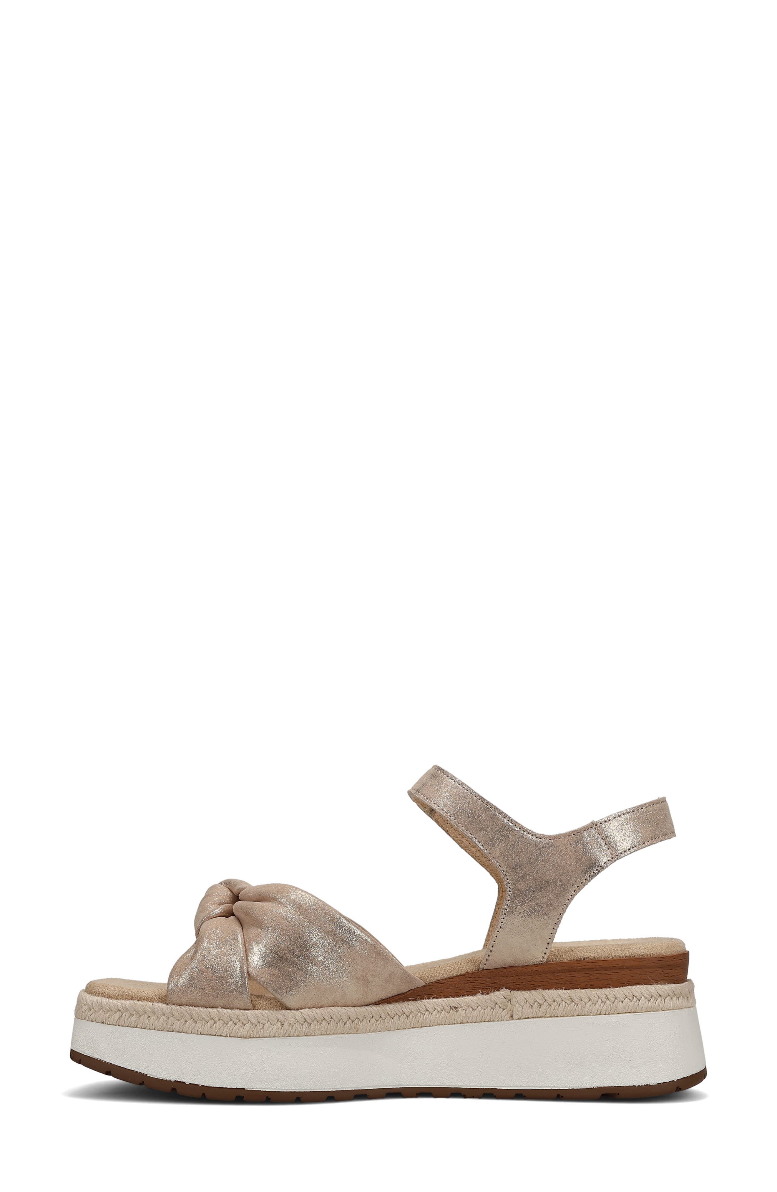 VANELi Ekon Ankle Strap Platform Sandal, Alternate, color, Champagne