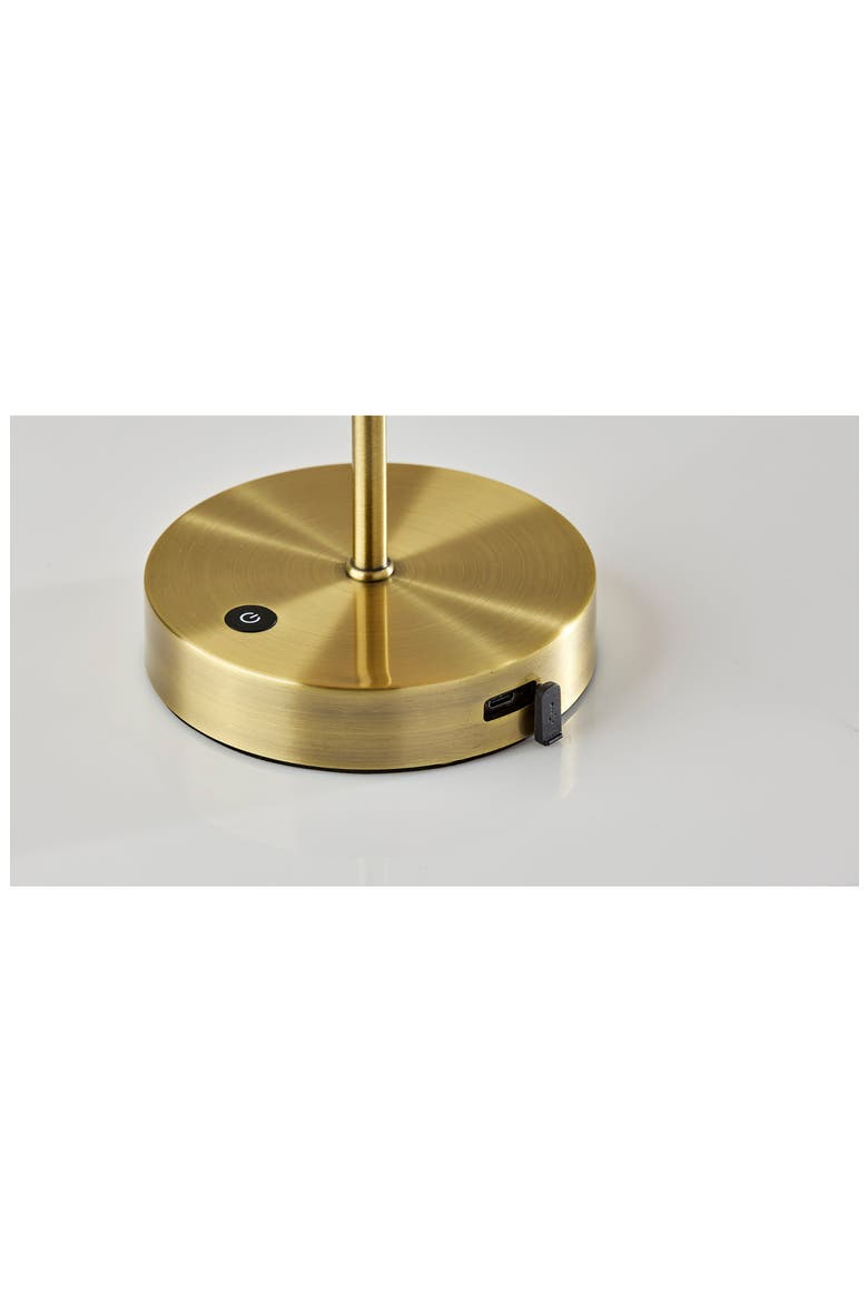 Stevie LED Cordless Lamp, Alternate, color, ANTIQUE BRASS