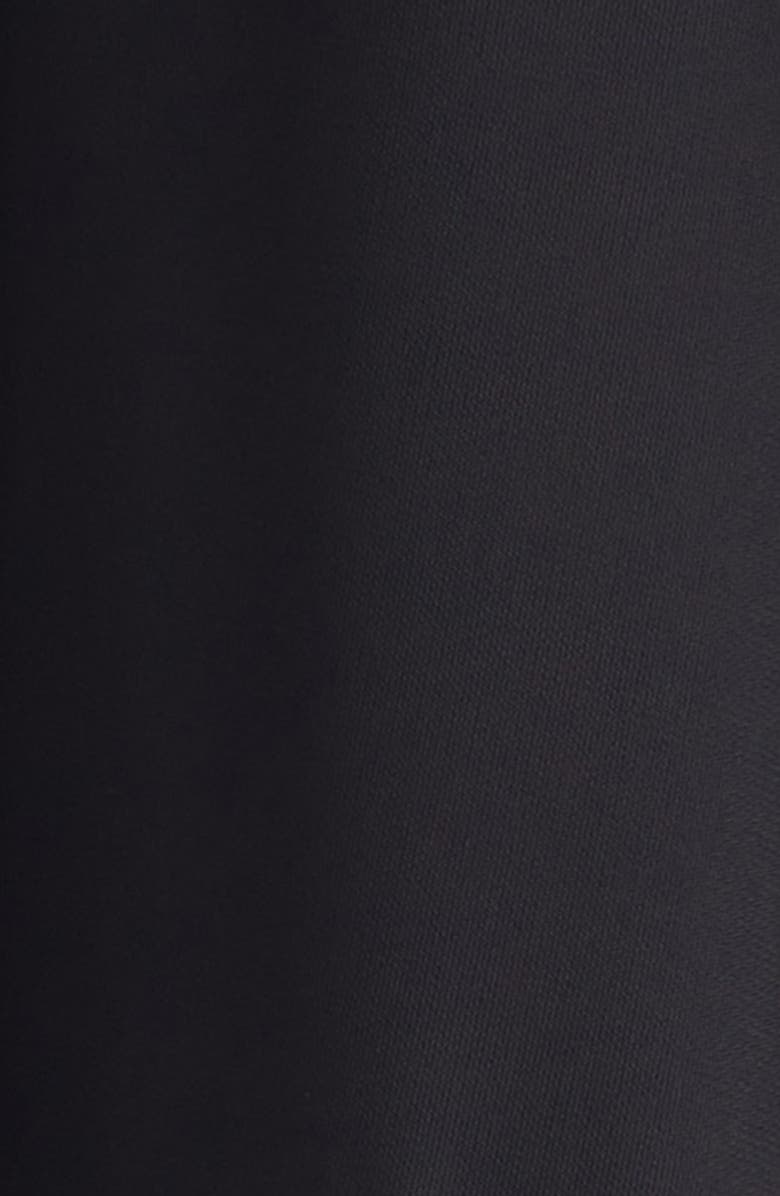 Bottega Veneta Cape Back Crepe Jersey Midi Dress, Alternate, color, 1000 Black