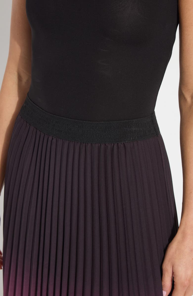 Lysse Fortunata Pleated Chiffon Skirt, Alternate, color, Red Sangria