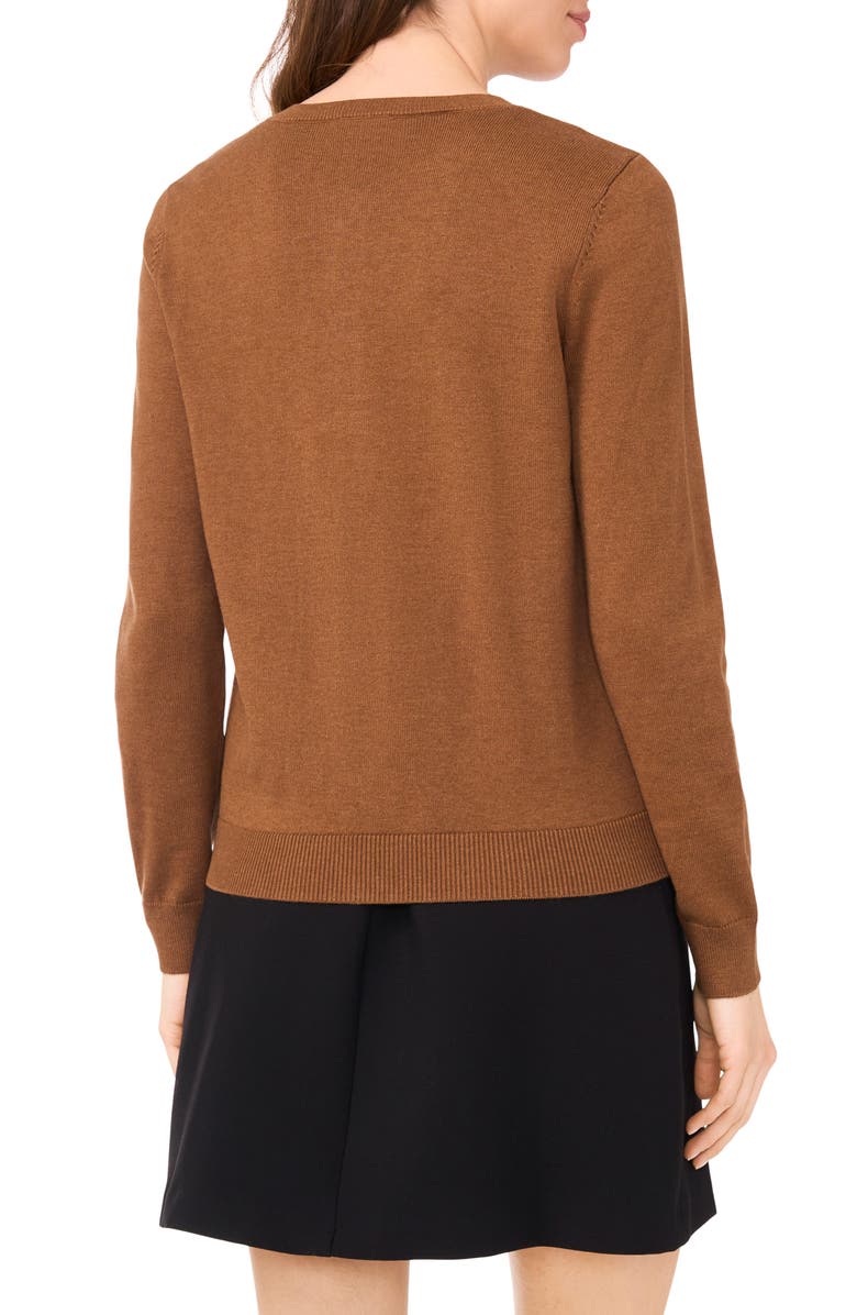 Halogen<sup>®</sup> Crewneck Cardigan, Alternate, color,