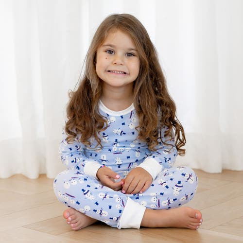 Norani Kids Organic Two-piece Pajama Set In Blue