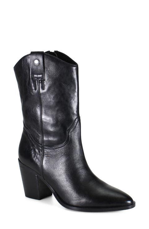 Glam Girl Leather Western Boot