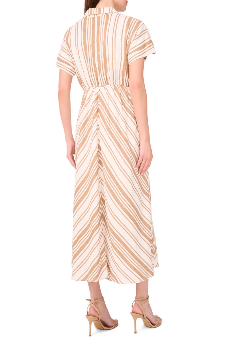 Halogen<sup>®</sup> Tie Front Dolman Sleeve Maxi Dress, Alternate, color, Silver Mink