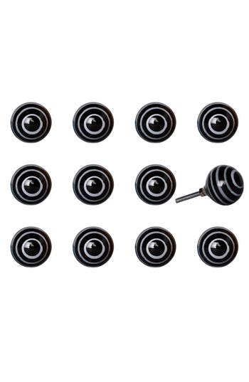 Kinetic 12-pack Knobs In Black Swirl