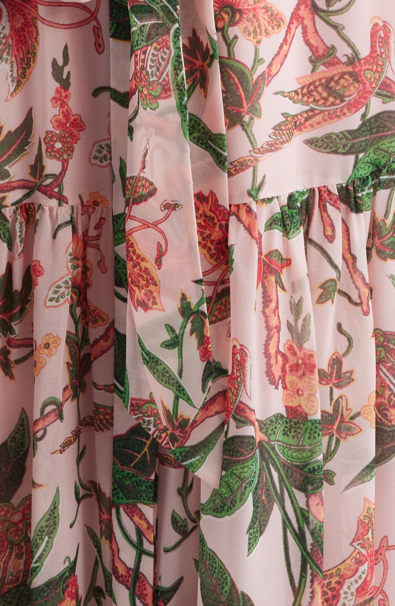 KOBI HALPERIN Payne Long Sleeve Maxi Dress, Alternate, color, Peony Multi