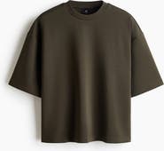 H&M Oversized Fit Scuba Knit T-shirt