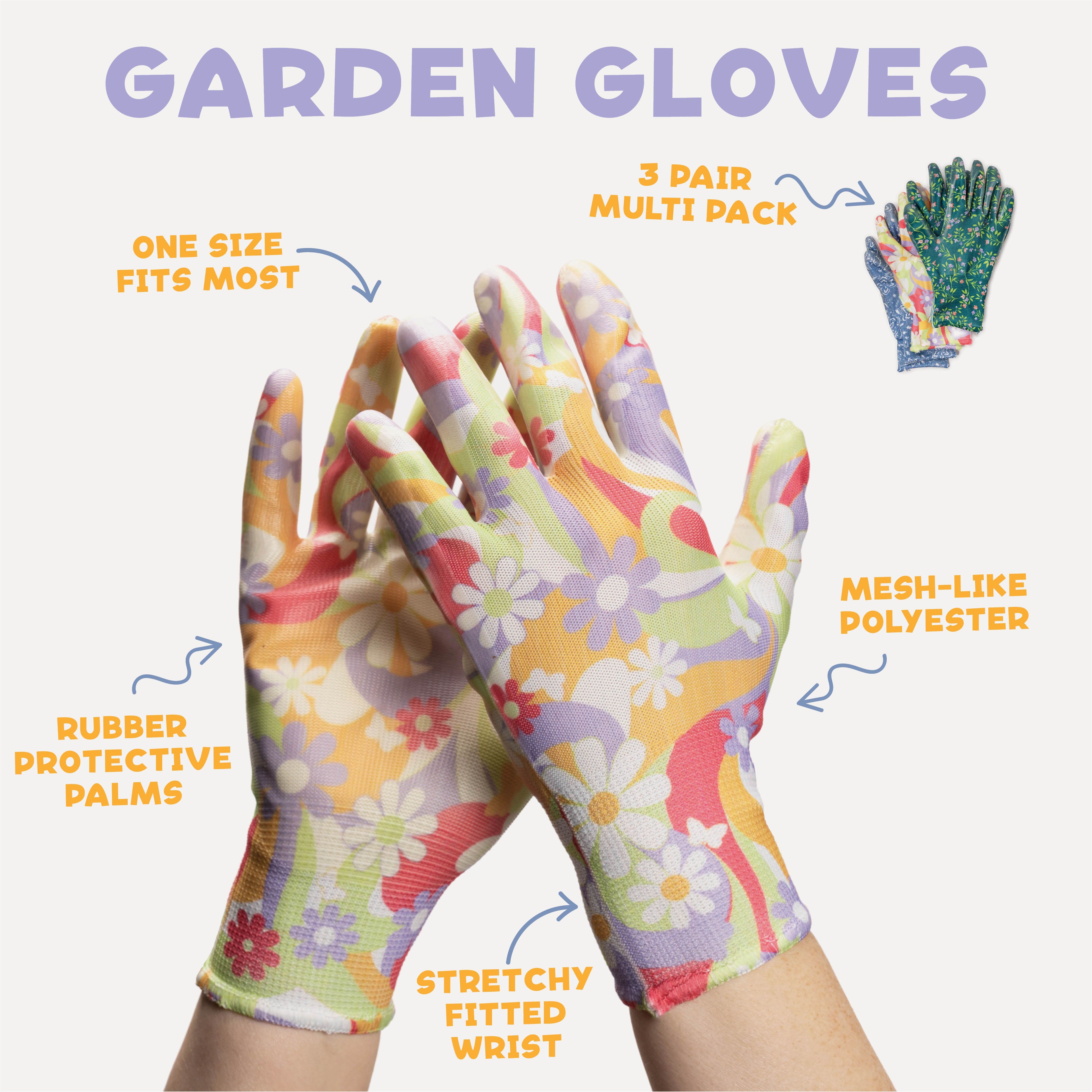 MUK LUKS Garden Clog and Glove Set, Alternate, color, Sage Flower