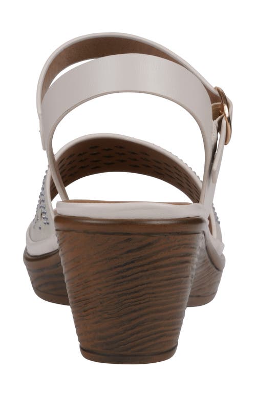 Gc Shoes Ankle Strap Sandal In Ivory