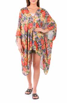 Patricia Nash Floral Short Ruana