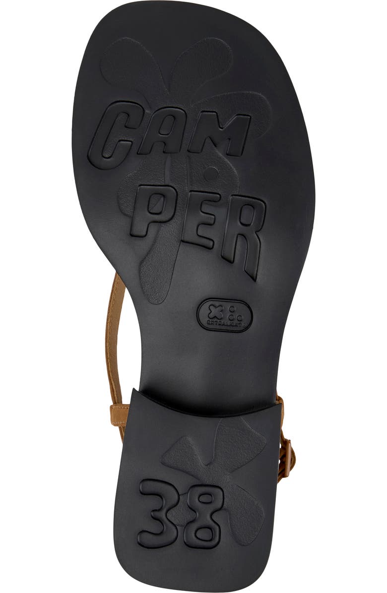 Camper Dana Sandal, Alternate, color, Medium Brown