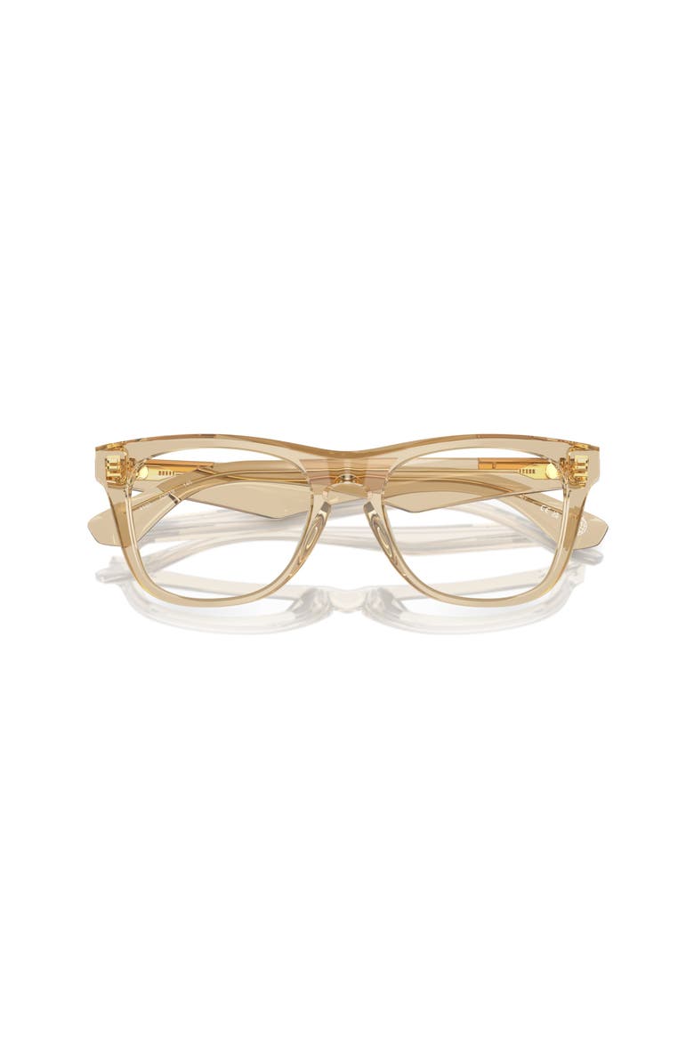 51mm Square optical glasses, Alternate, color, Beige