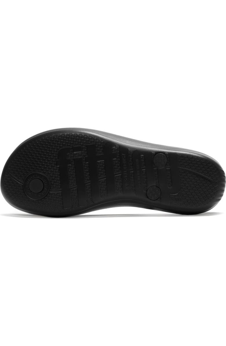 FitFlop Iqushion Glossy Flip-Flops, Alternate, color, Black