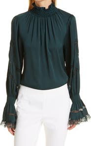 KOBI HALPERIN Elsie Stretch Silk Blouse