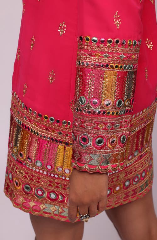 HOLICHIC HOLICHIC HAND EMBROIDERED LONG SLEEVE BLAZER MINIDRESS