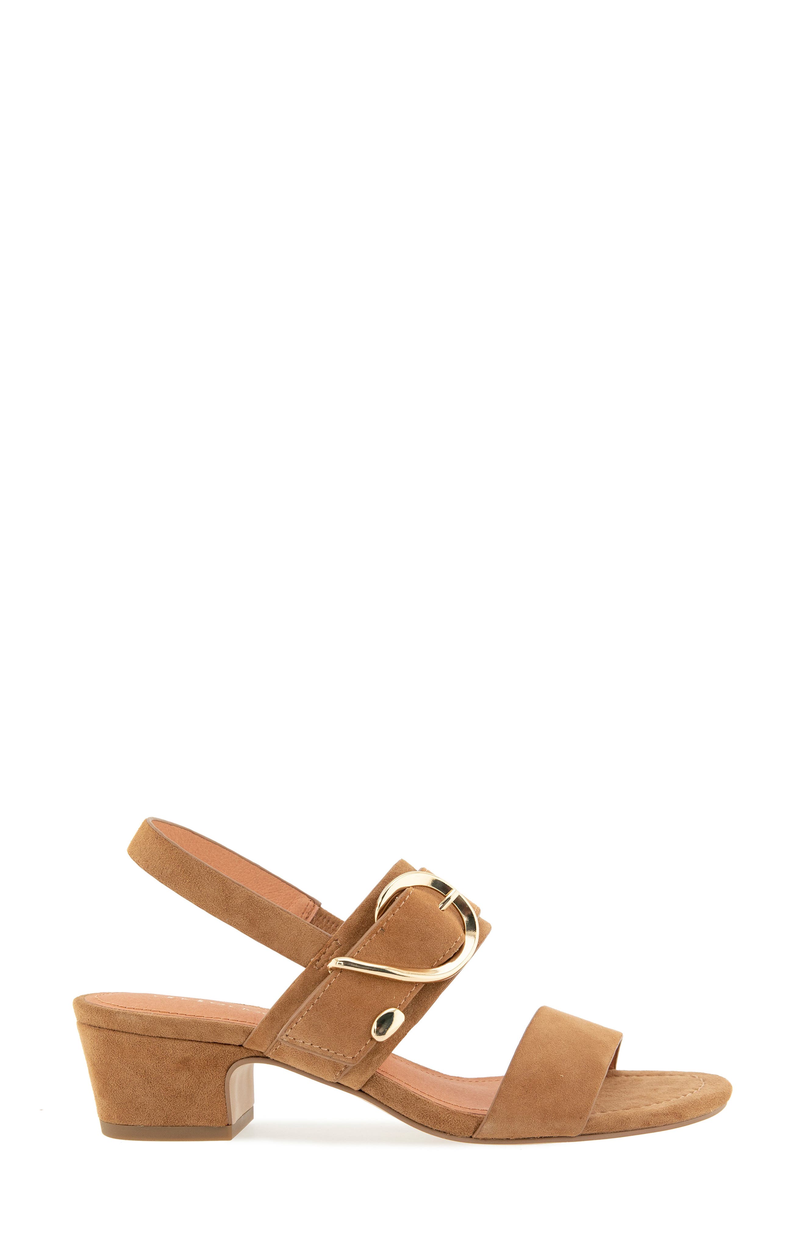 André Assous Patresa Ankle Strap Sandal, Alternate, color, Cognac