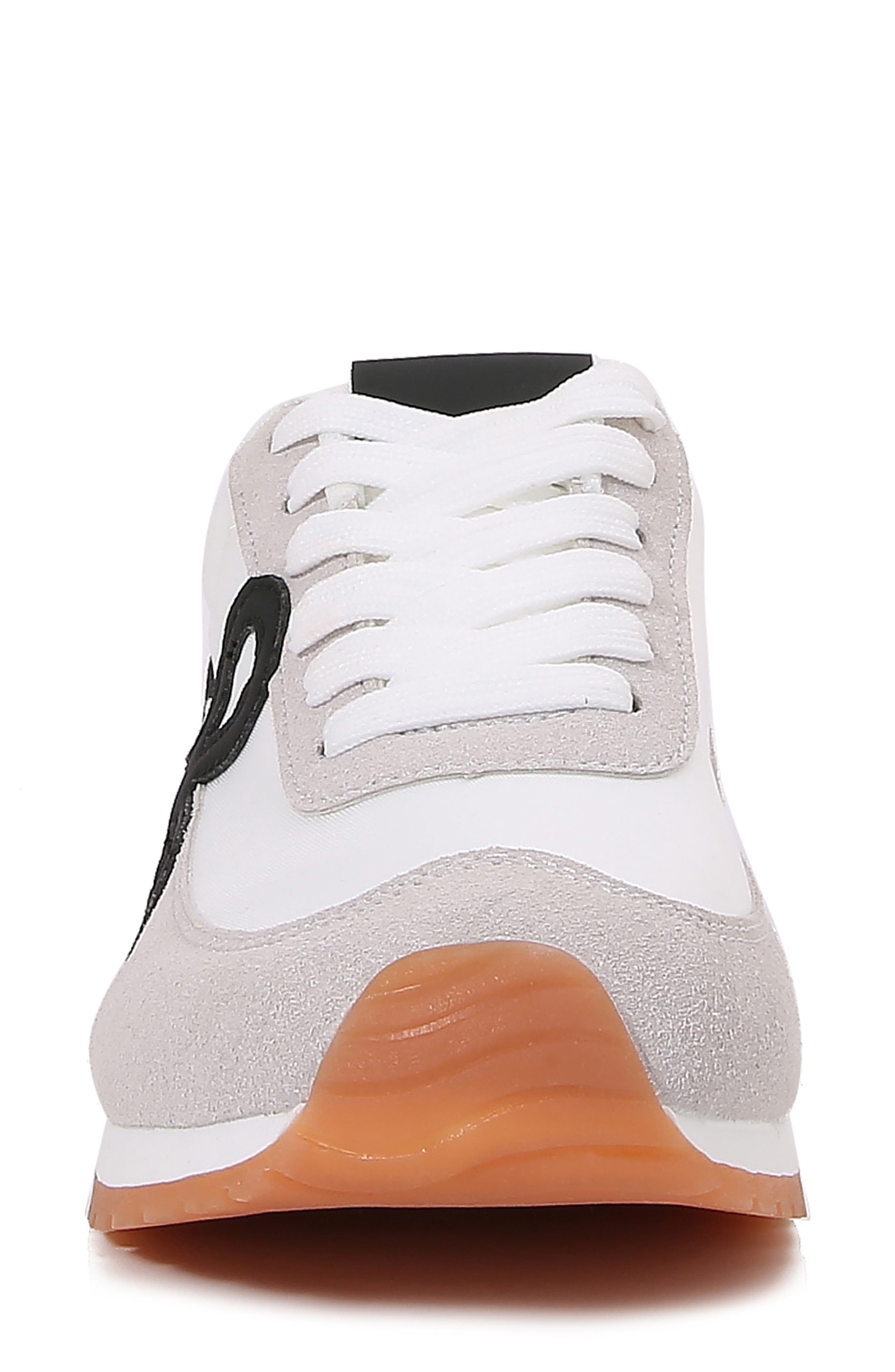 Simone Sneaker, Alternate, color, WHITE