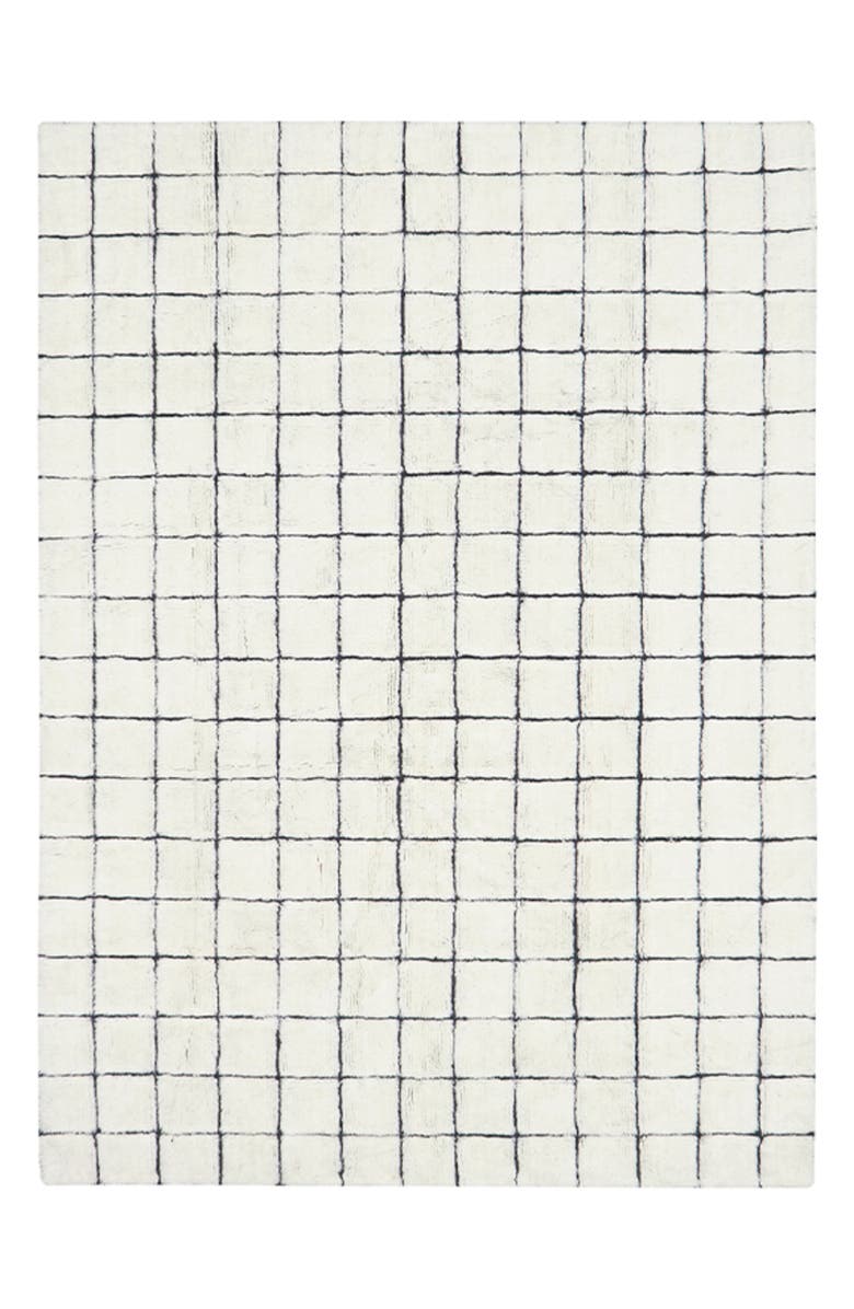 Lorena Canals WoolableMosaic Washable Wool Rug, Main, color, Natural