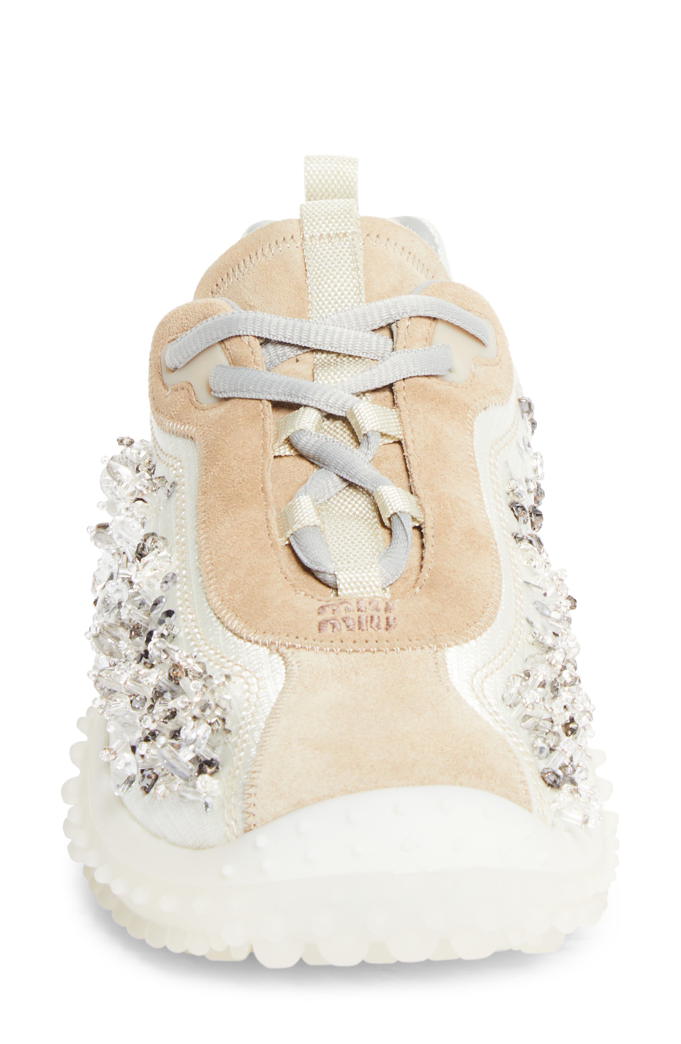 Trail Grip Embellished Sneaker, Alternate, color, AVORIO
