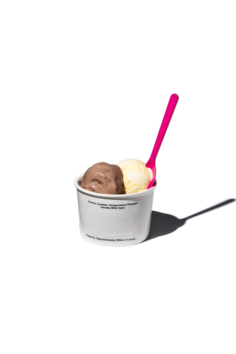 Not Paper Cup / Ice Cream, Alternate, color, White