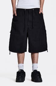 JADED LONDON Cargo Parachute Shorts