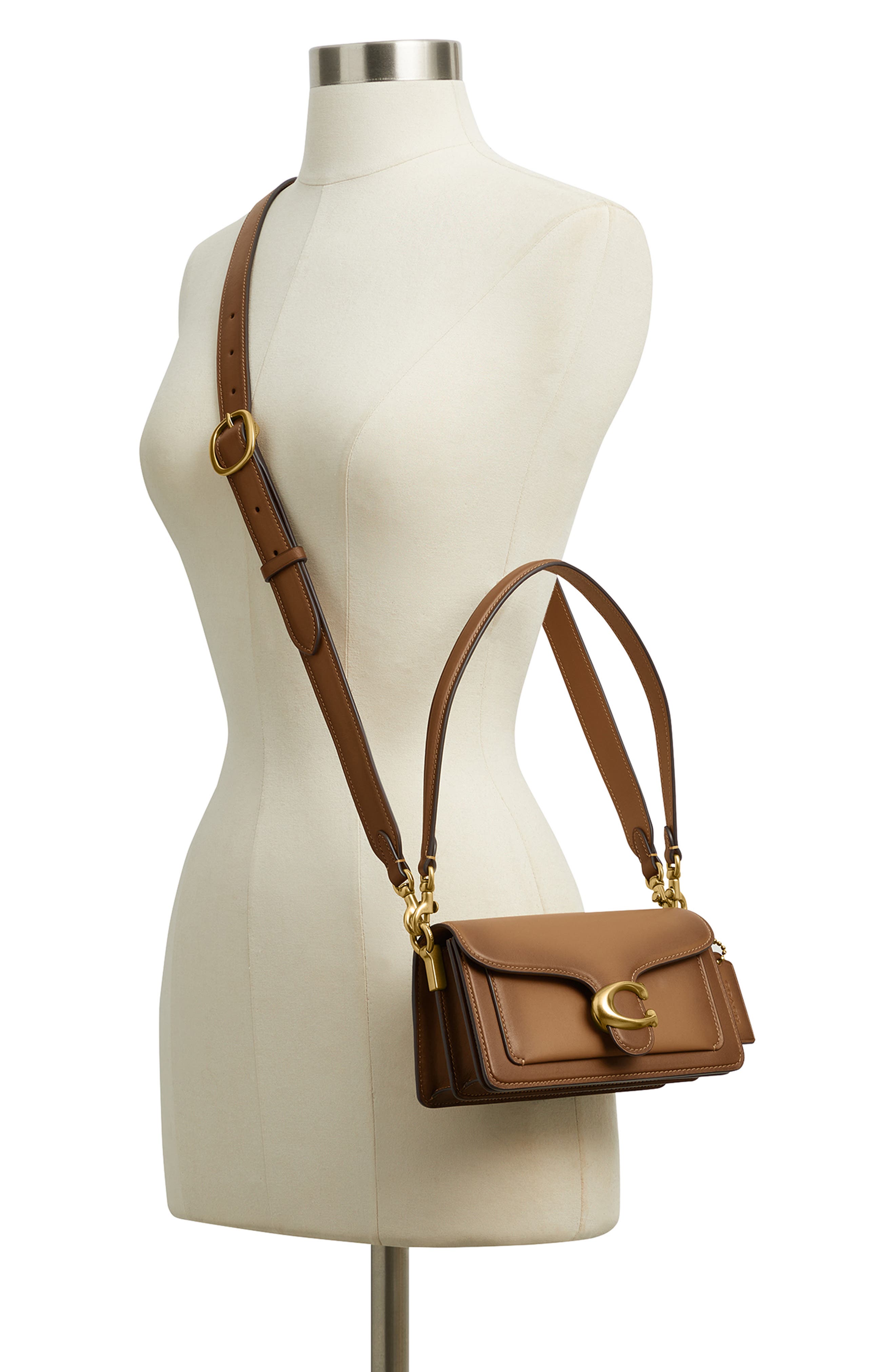 COACH Tabby 20 Leather Shoulder Bag, Alternate, color, 