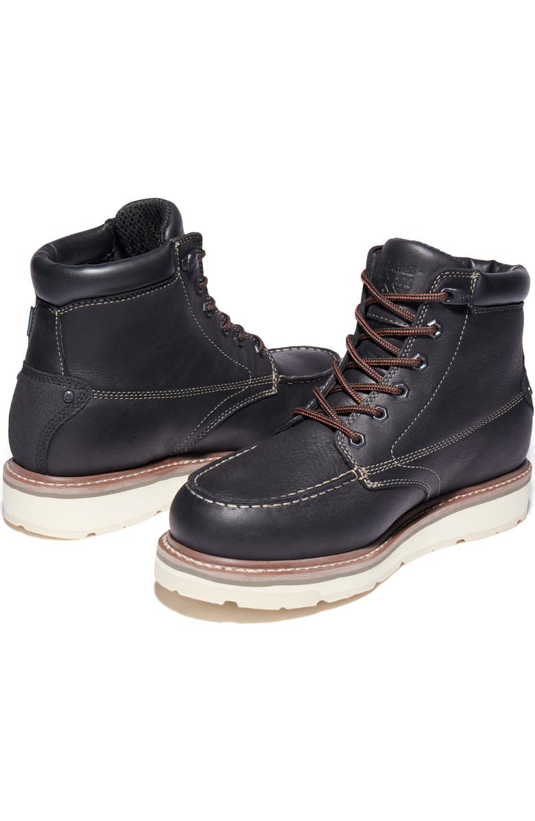 Timberland Gridworks 6" Waterproof Work Boot, Alternate, color, Black