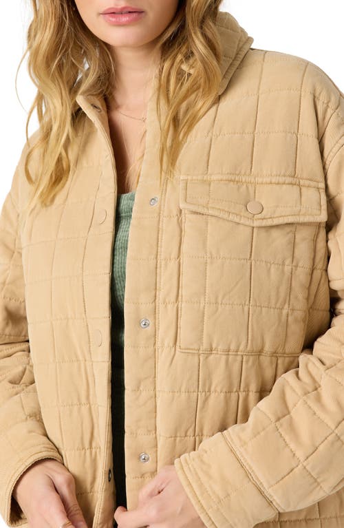O'neill Rya Quilted Jacket In Brown