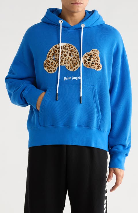Textured Leopard Bear Hoodie