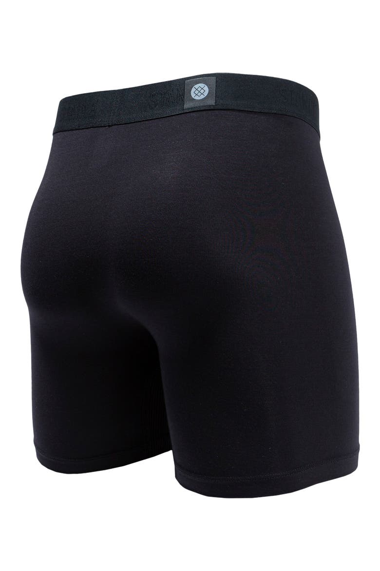 Men's Regulation Solid Boxer Briefs, Alternate, color, BLACK