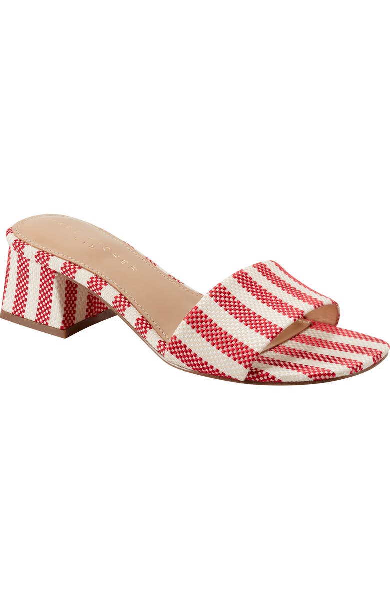 Marc Fisher LTD Olysa Slide Sandal, Main, color, Medium Red