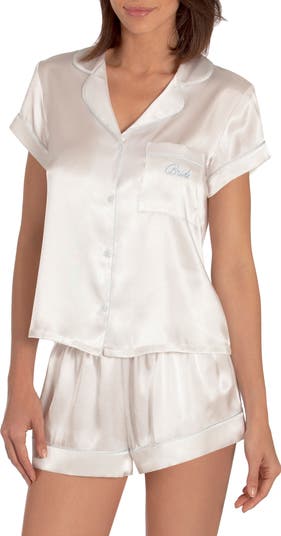 In Bloom by Jonquil Bride/Bridesmaid/Mrs Satin Short Pajamas | Nordstrom