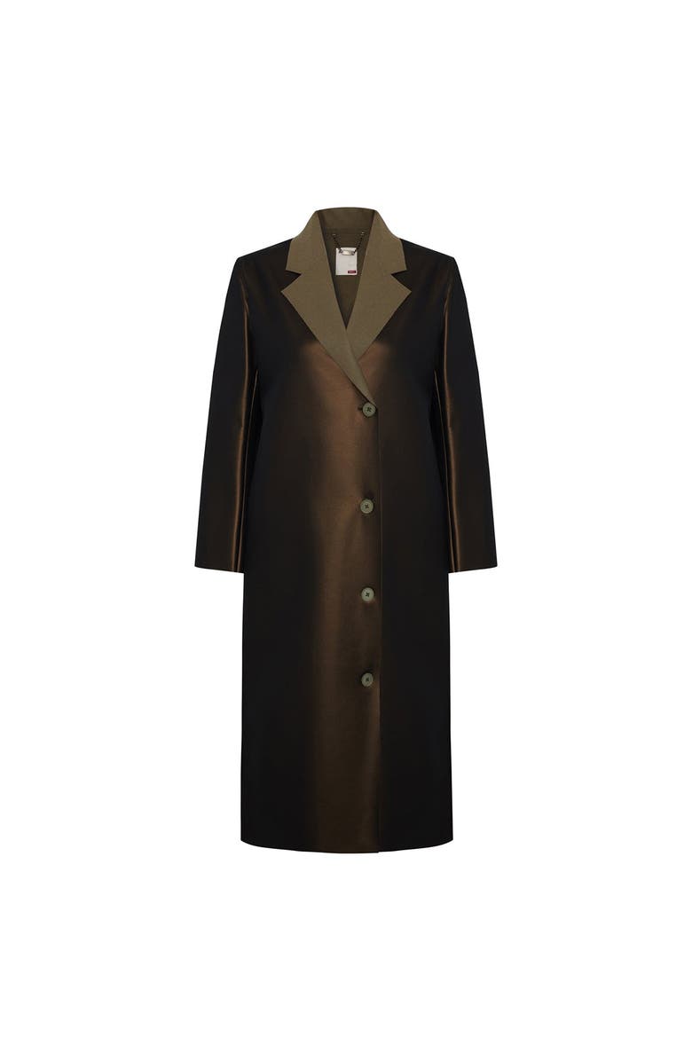 PCFG Wool Blend Paper Women Coat, Main, color, Multicolor