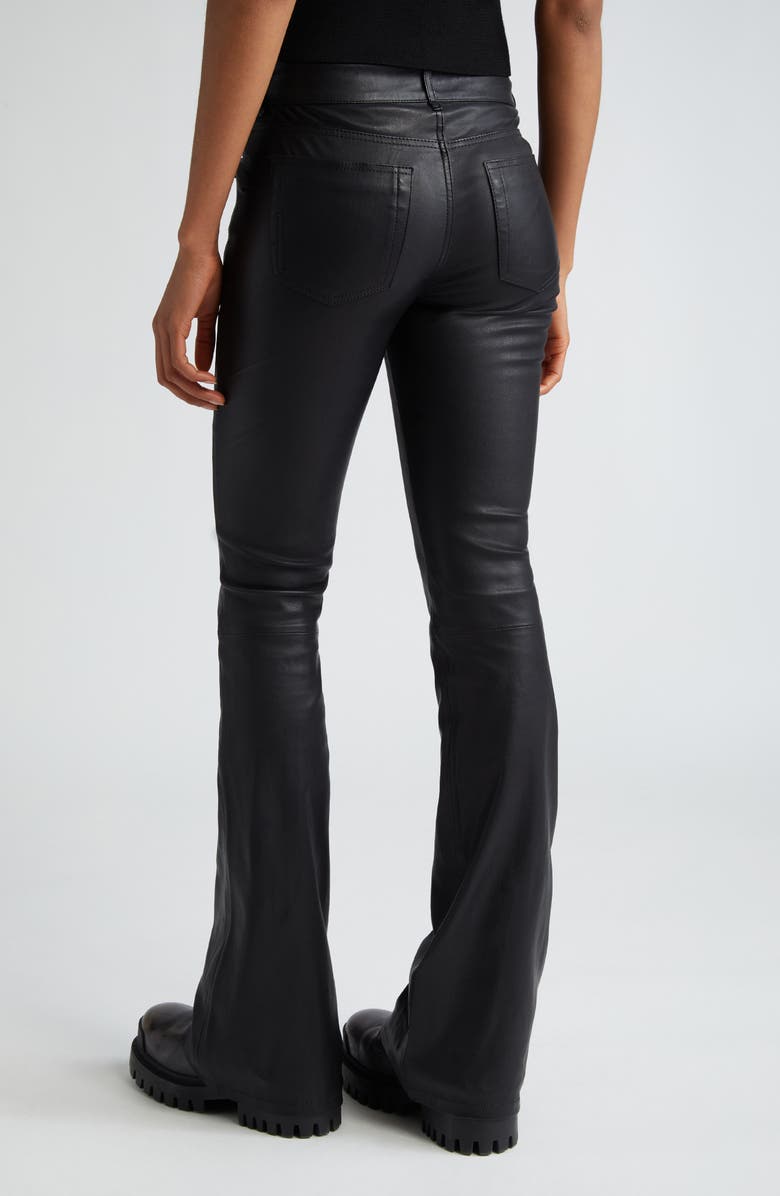 DIESEL<sup>®</sup> L-Stellar Stretch Leather Bootcut Trousers, Alternate, color, 