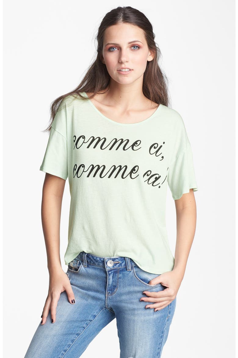 'Comme Ci Comme Ca' Tee, Main, color, MINT CHIP