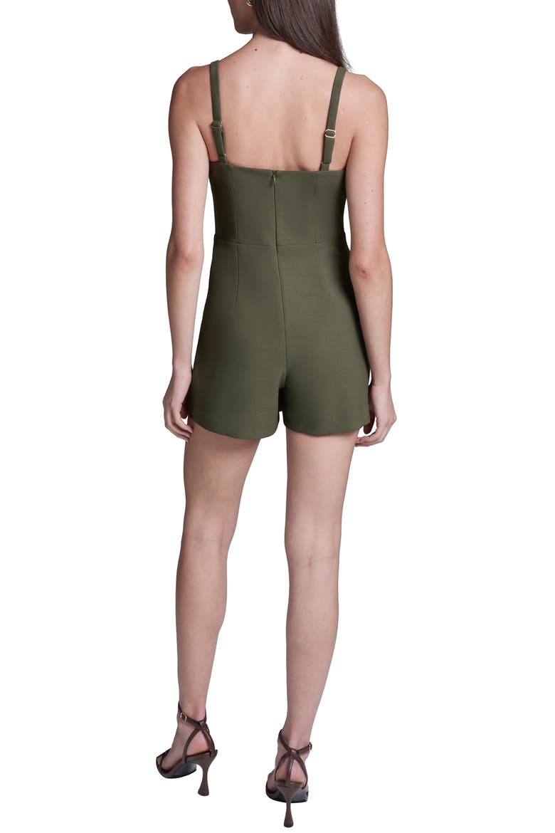 Square Neck Romper, Alternate, color, RUSTIC OLIVE