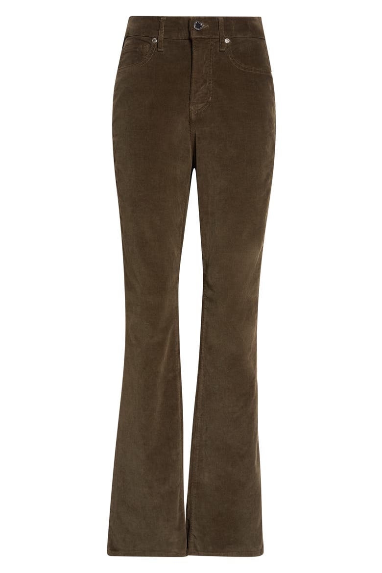 Cameron Mid Rise Bootcut Corduroy Pants, Alternate, color, LODEN