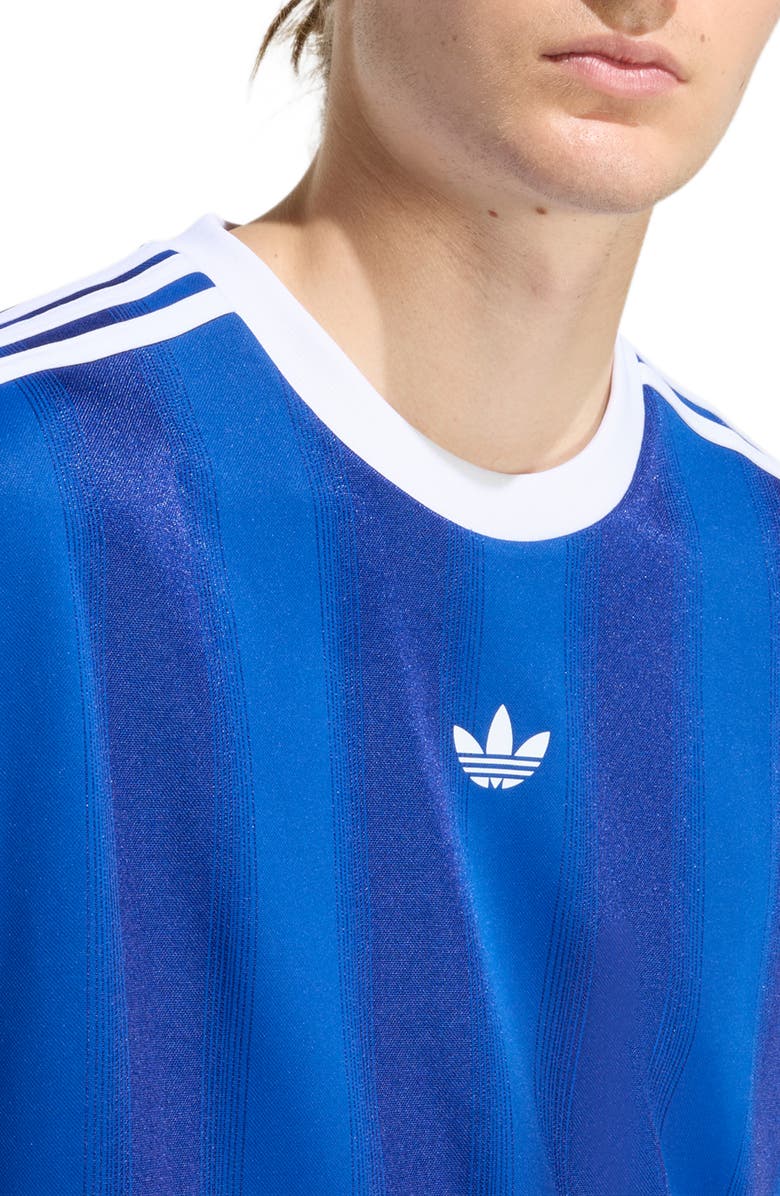adidas Adicolor Recycled Polyester Jacquard Jersey, Alternate, color, Collegiate Royal