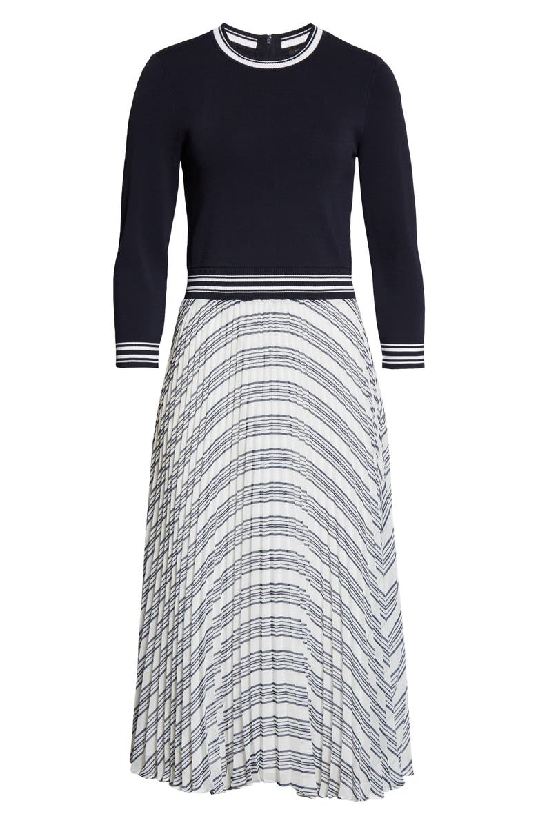 Ted Baker London Faustaa Three Quarter Sleeve Midi Dress, Alternate, color, 