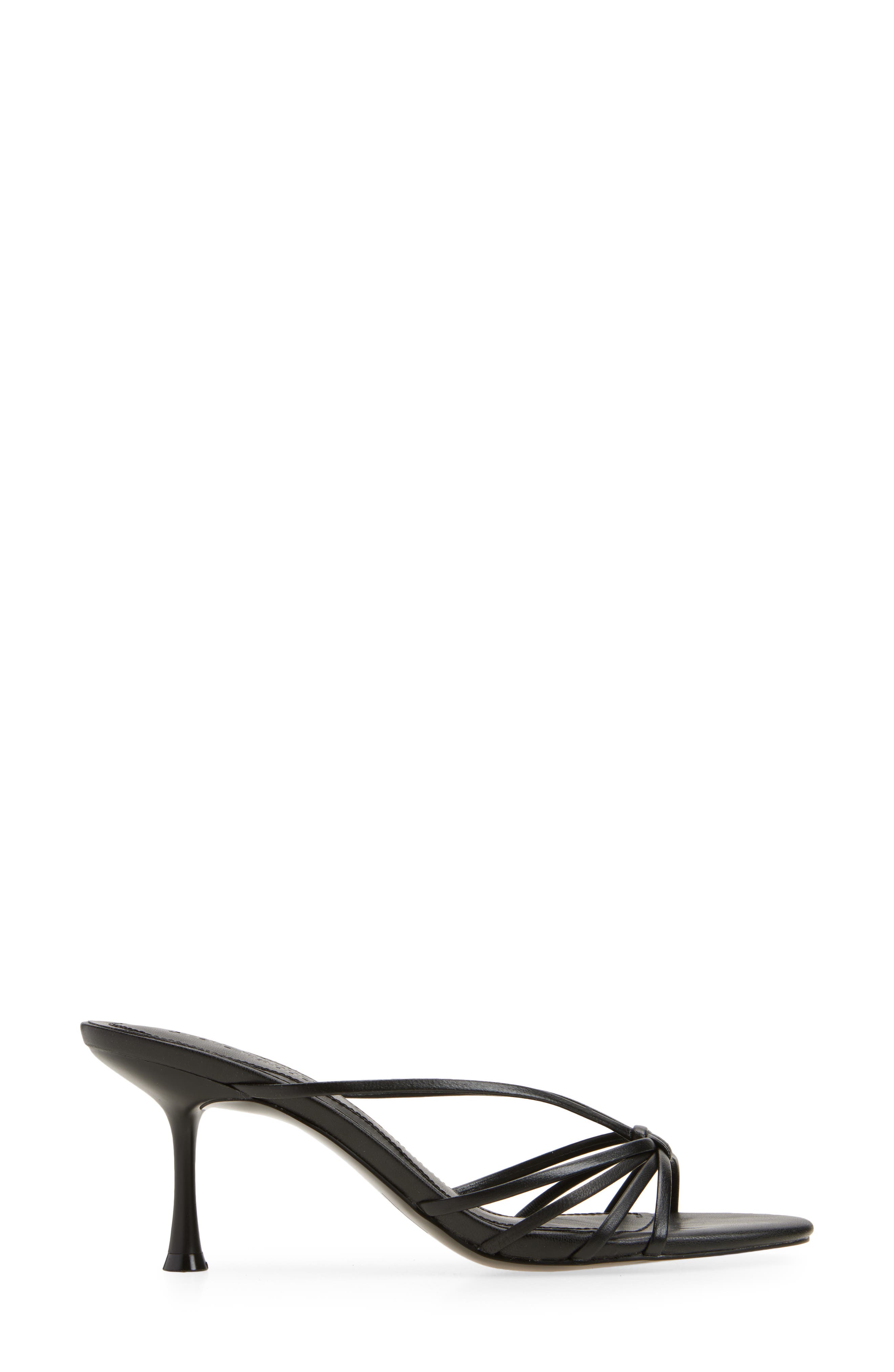 Steve Madden Edna Slide Sandal, Alternate, color, Black Leather