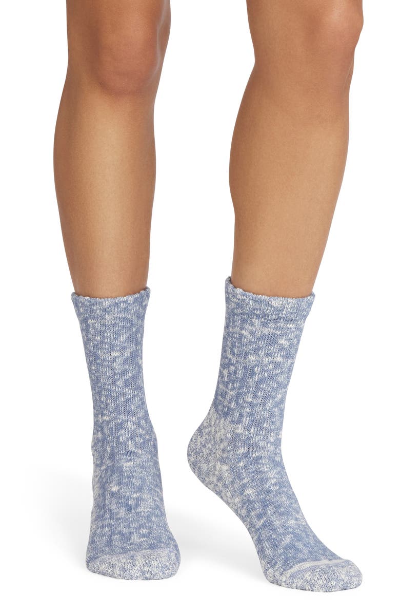 Bombas Ragg Randomfeed Crew Socks, Main, color, Blue Smoke