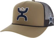 HOOEY Men's HOOey Tan/Black Dallas Cowboys Hands Up Trucker Adjustable Hat