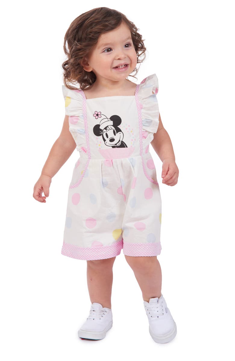 Pippa & Julie x Disney Polka Dot Romper, Alternate, color, 