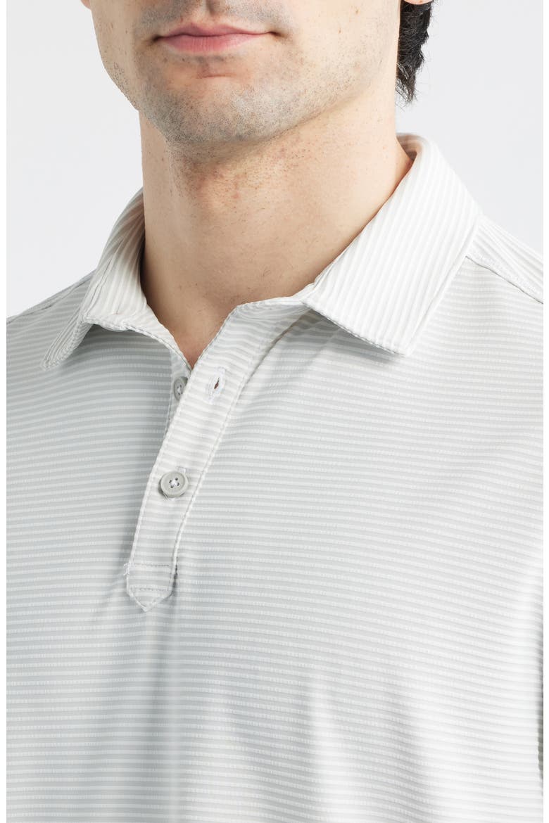 Catch The Wave Stripe IslandZone® Polo, Alternate, color, NEW DAWN