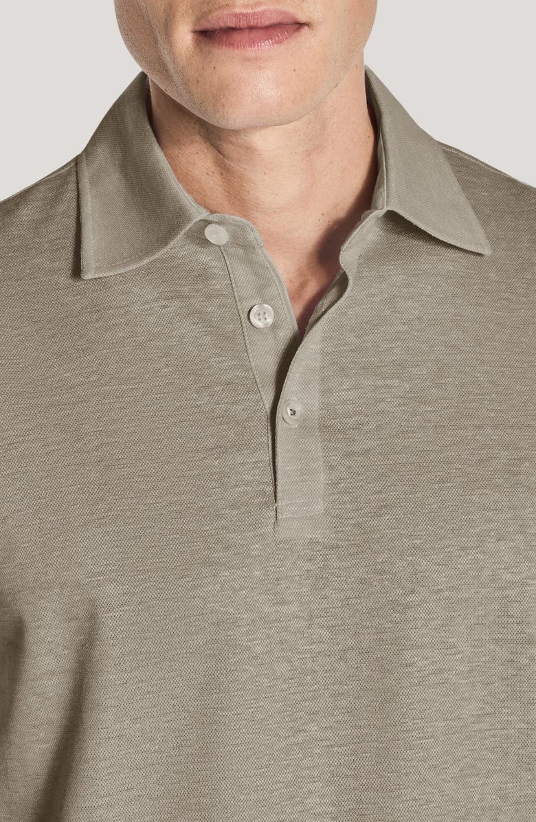 Jack Victor Davis Cotton Blend Piqué Polo, Alternate, color, 