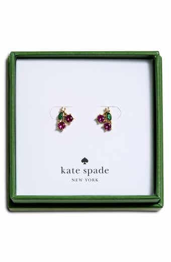 cherry stud earrings