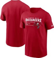 Nike Men's Nike Red Tampa Bay Buccaneers Division Essential T-Shirt