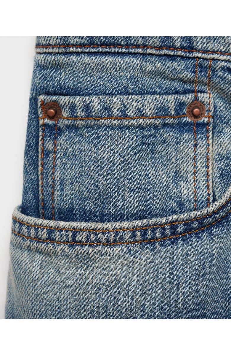 MANGO Straight Leg Jeans, Alternate, color, Medium Vintage Blue